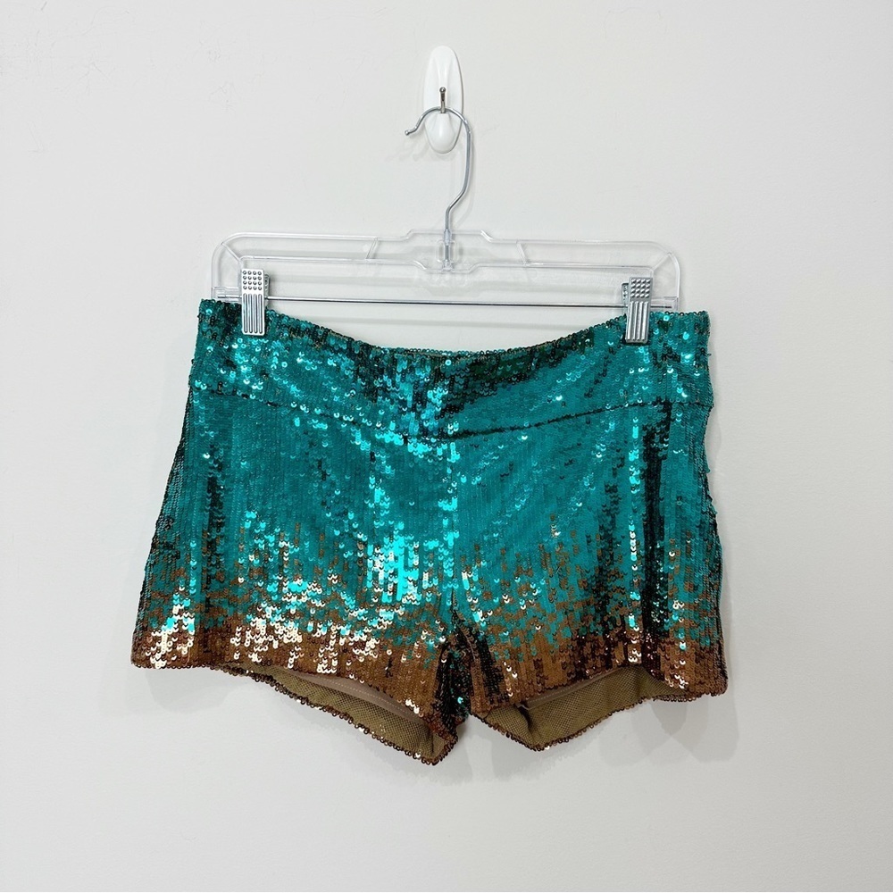 Haute Hippie Multicolor Sequin Shorts - Picture 2 of 8